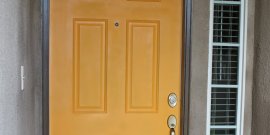 Материалы для отделки проема входной двери и руководство